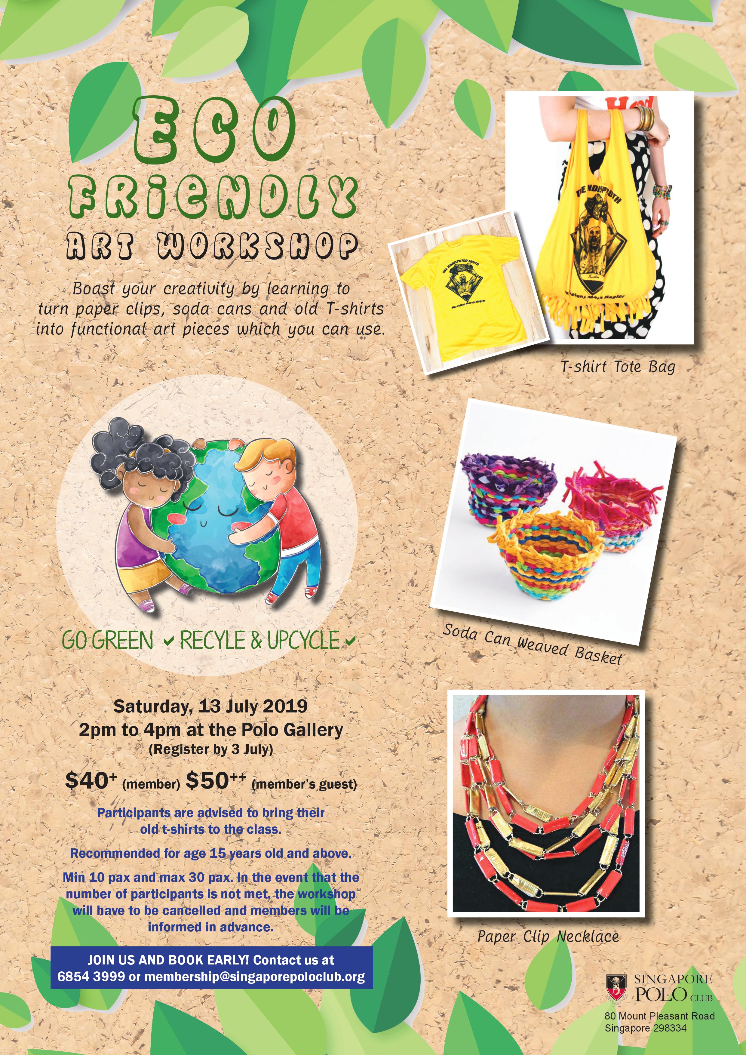 Eco friendly artworkshop July2019